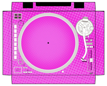 Reloop RP 8000 MK2 Skin Gradienter Pink